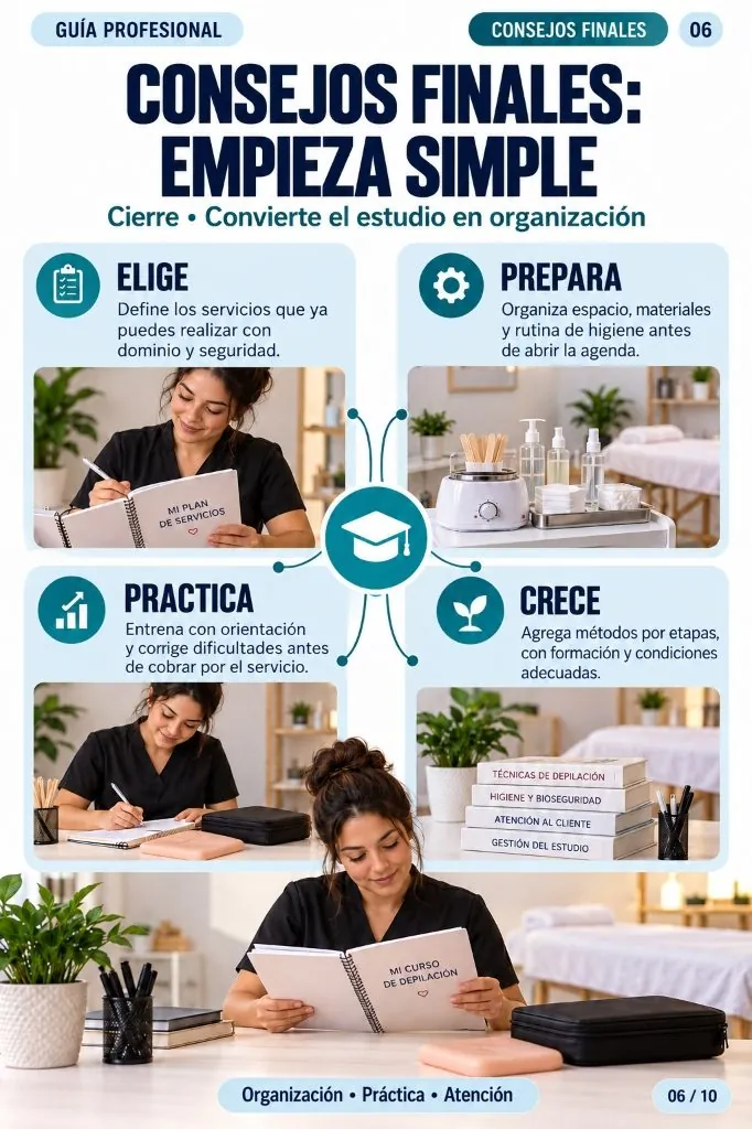 Consejos Finales: Empieza Simple